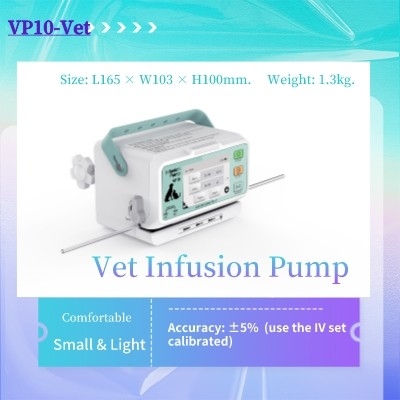 การตรวจจับอัลตราโซนิกอุปกรณ์การแพทย์สัตวแพทย์ 240V Vet Infusion Pump
