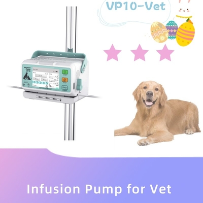 การตรวจจับอัลตราโซนิกอุปกรณ์การแพทย์สัตวแพทย์ 240V Vet Infusion Pump