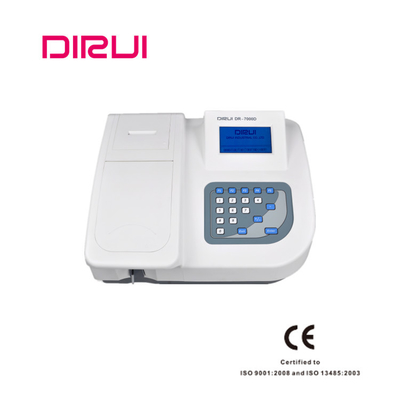เครื่องวิเคราะห์ชีวเคมีกึ่งอัตโนมัติ 12 นาโนเมตร หน้าจอสัมผัส เครื่องวิเคราะห์กึ่งอัตโนมัติ