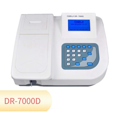 เครื่องวิเคราะห์ชีวเคมี Dirui 340nm กึ่งอัตโนมัติแบบพกพาทางการแพทย์