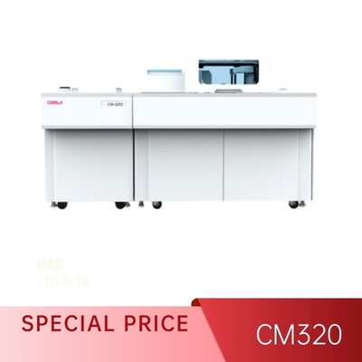 CM-320 เครื่องวิเคราะห์อิมมูโนแอสเซย์เรืองแสงแบบแห้ง Clia Automated OEM