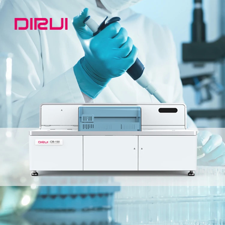 เครื่องวิเคราะห์การตรวจภูมิคุ้มกันอัตโนมัติ 180T/H ประเภทการตรวจ CLIA ผลงานสูง